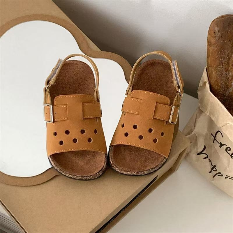Dječje ljetne sandale za dječake i djevojčice, sladak karikaturni dizajn, Birkenstock-stil s mekanom potplatom, protuklizne i otporne