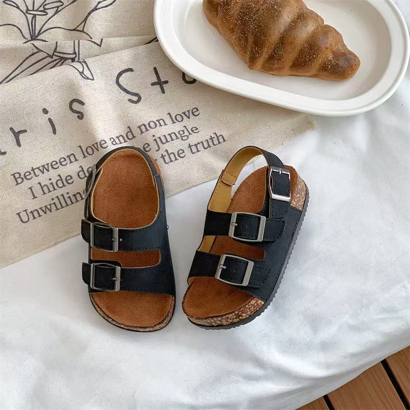 Dječje ljetne sandale za dječake i djevojčice, sladak karikaturni dizajn, Birkenstock-stil s mekanom potplatom, protuklizne i otporne