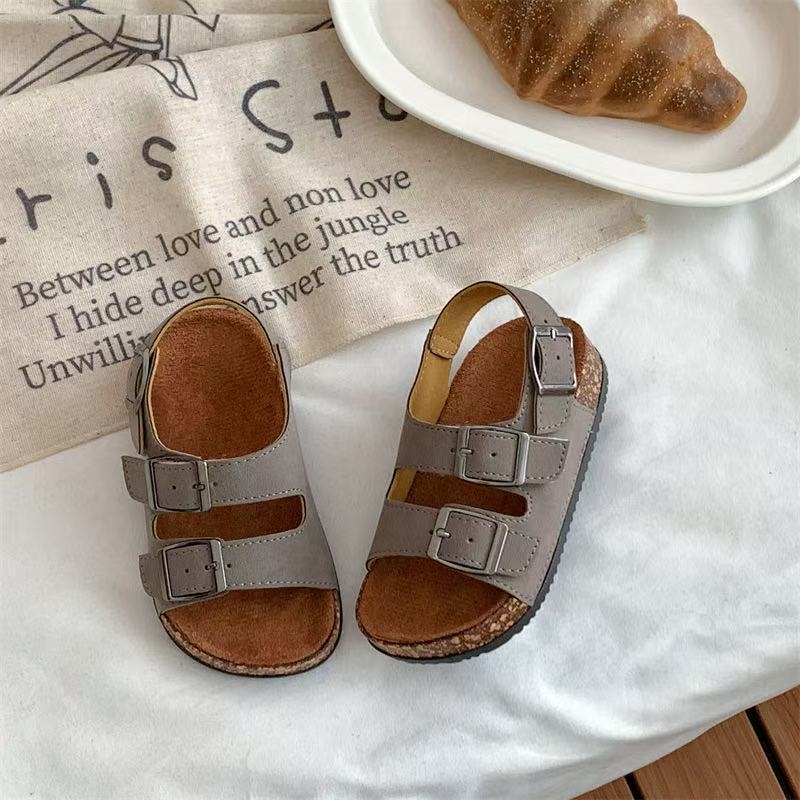 Dječje ljetne sandale za dječake i djevojčice, sladak karikaturni dizajn, Birkenstock-stil s mekanom potplatom, protuklizne i otporne
