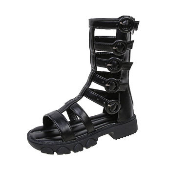 Pie Beans dječje rimske cipele, korejski stil, gornji materijal umjetna koža, za djecu uzrast 4–12 godina