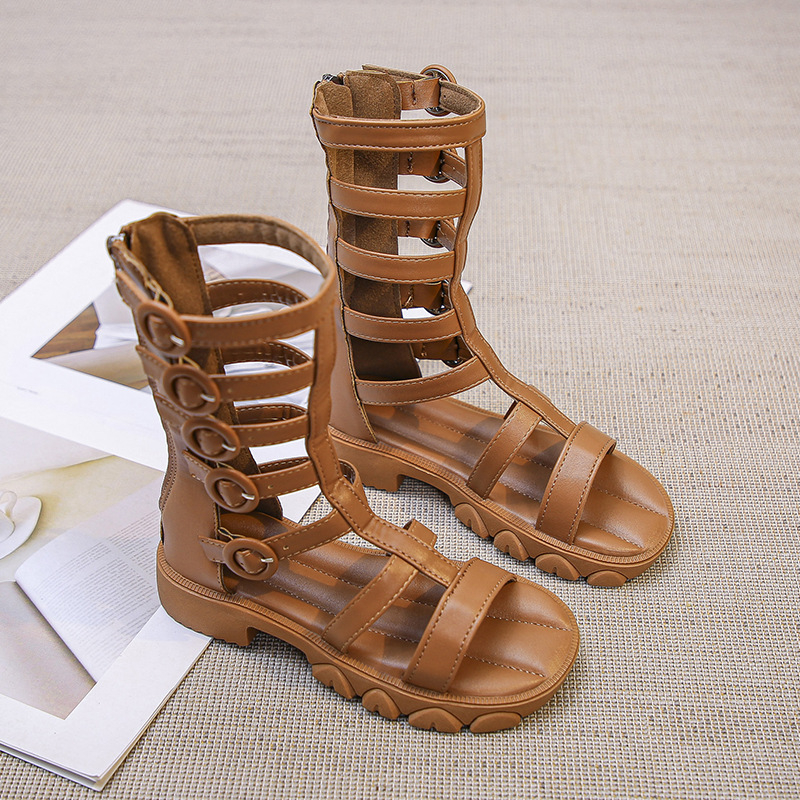 Pie Beans dječje rimske cipele, korejski stil, gornji materijal umjetna koža, za djecu uzrast 4–12 godina