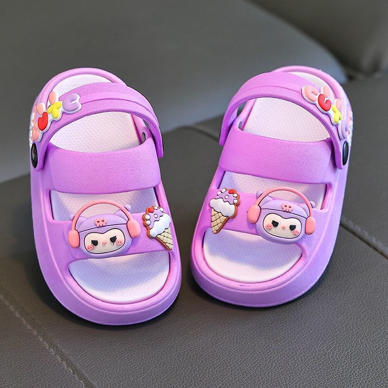 Dječje sandale za dječake i djevojčice s crtić dizajnom, neklizajući mekani đon, dvostruko nošenje, slip-on