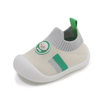Dječje cipele za učenje hodanja s prozračnom mrežicom na gornjoj strani, protivklizna TPE podloga, Slip-On, unisex, 12–36 mjeseci