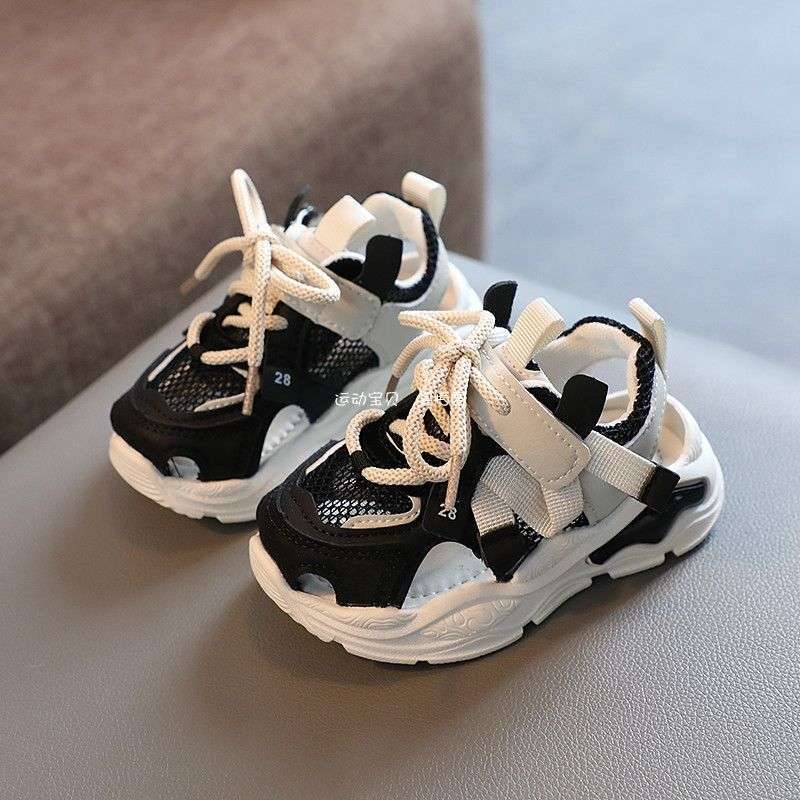 Dječje sandale s mekanom podlogom — unisex, gornji dio: mreža, đon: sintetička guma, uzrast 4–6 godina