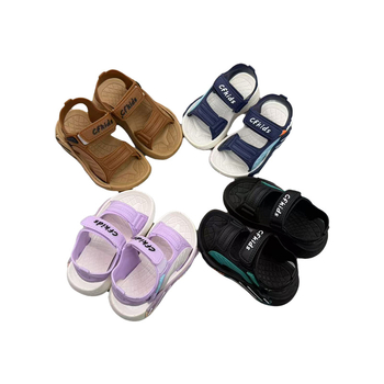 Dječje sportske sandale s PVC gornjim dijelom, gumom, Velcro kopča, za djecu 4–16 godina, proljeće 2025