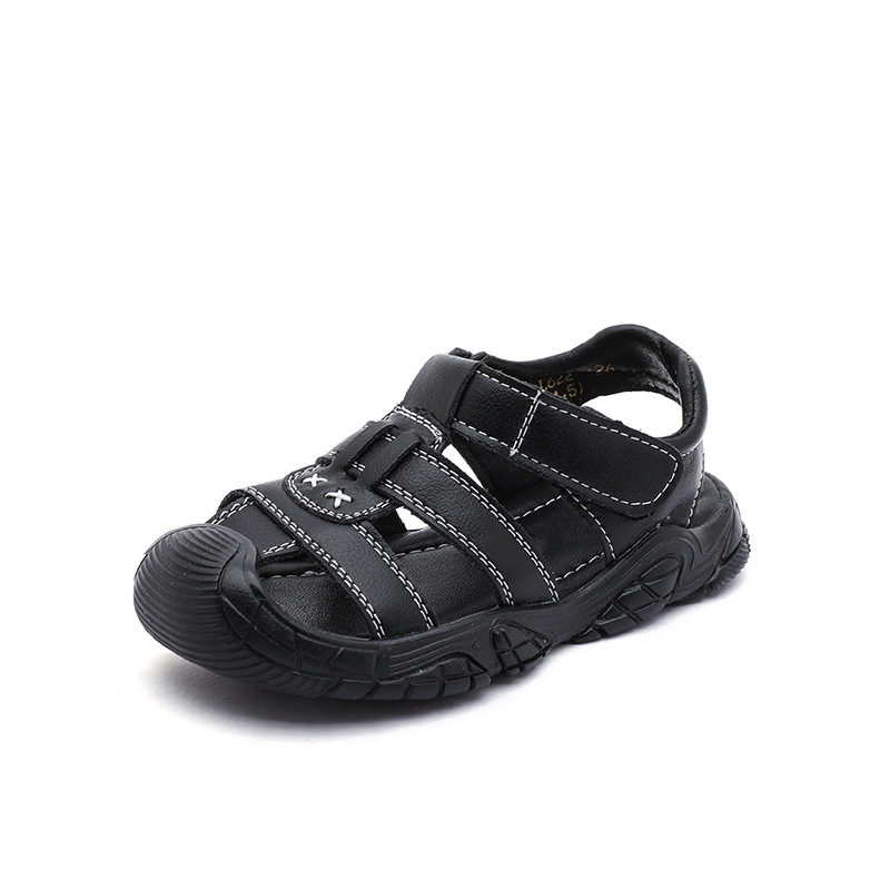 Dječje cipele za plažu (Gornji dio od prave kože; Velcro zatvarač; PVC potplat; Ležerni stil)