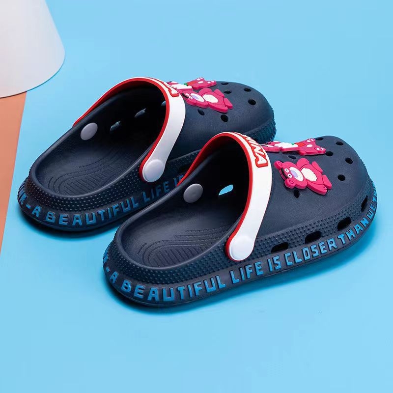 Kawakawa dječje sandale u Crocs stilu – ljeto, za unutarnju i vanjsku upotrebu, protuklizne, zatvoren prst, sladak cartoon dizajn