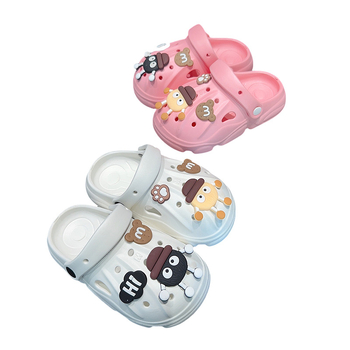 Papuci Bear EVA pentru copii și sugari | Stil Baotou | Vârste 1–16 ani | Potrivire neutră | Lansare toamnă 2024