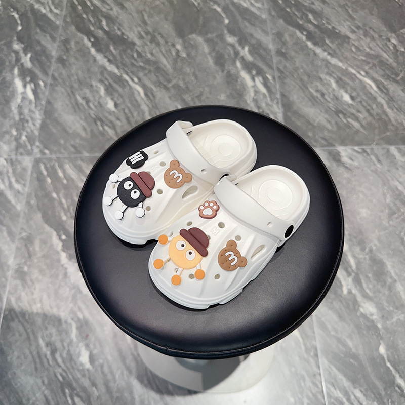 Papuci Bear EVA pentru copii și sugari | Stil Baotou | Vârste 1–16 ani | Potrivire neutră | Lansare toamnă 2024