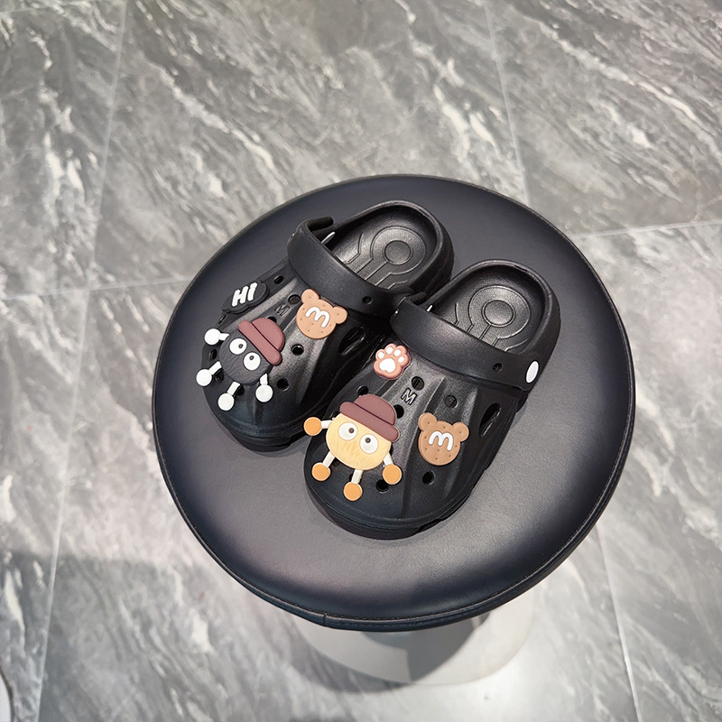 Papuci Bear EVA pentru copii și sugari | Stil Baotou | Vârste 1–16 ani | Potrivire neutră | Lansare toamnă 2024