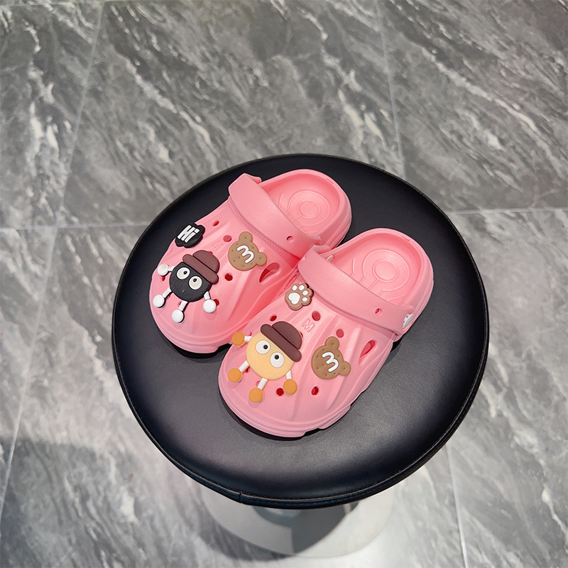 Papuci Bear EVA pentru copii și sugari | Stil Baotou | Vârste 1–16 ani | Potrivire neutră | Lansare toamnă 2024