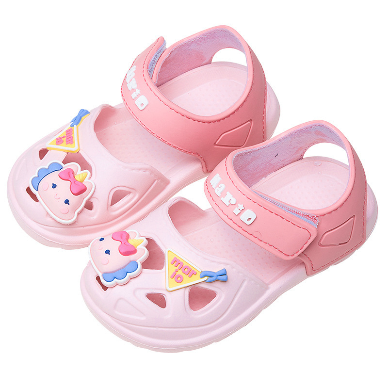Neville unisex dječje sandale s EVA gornjim dijelom i potplatom, karikatura uzorak, slip-on sandale za plažu za dob 1–6 godina (ljeto 2025)
