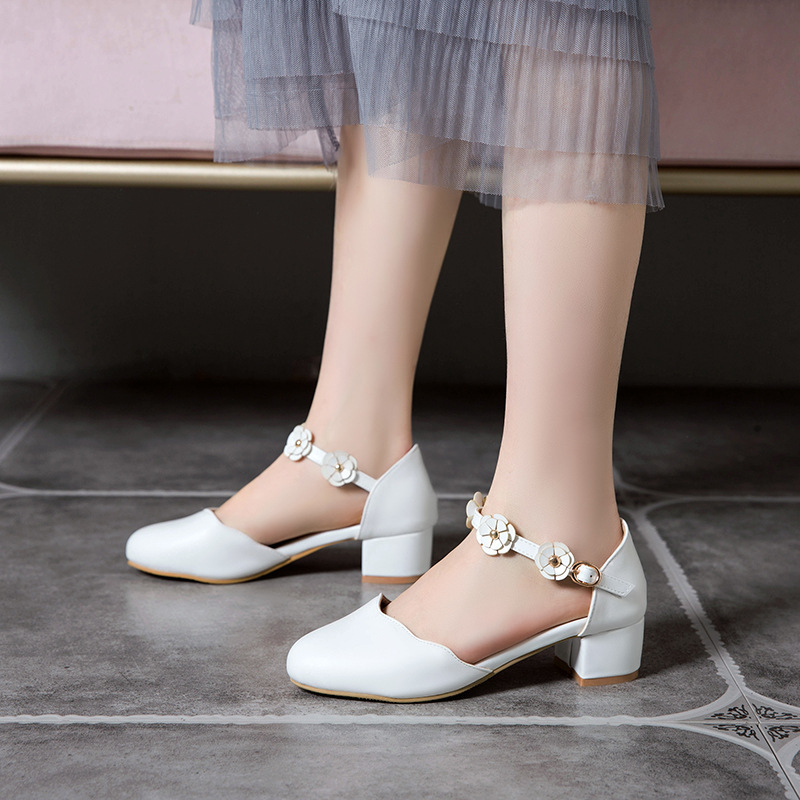 Birkenstock dječje sandale za djevojčice, zatvoren prstiju, princes dizajn, korejski stil, gornji dio od plastike, đon od gume, dobna skupina 7–12 godina