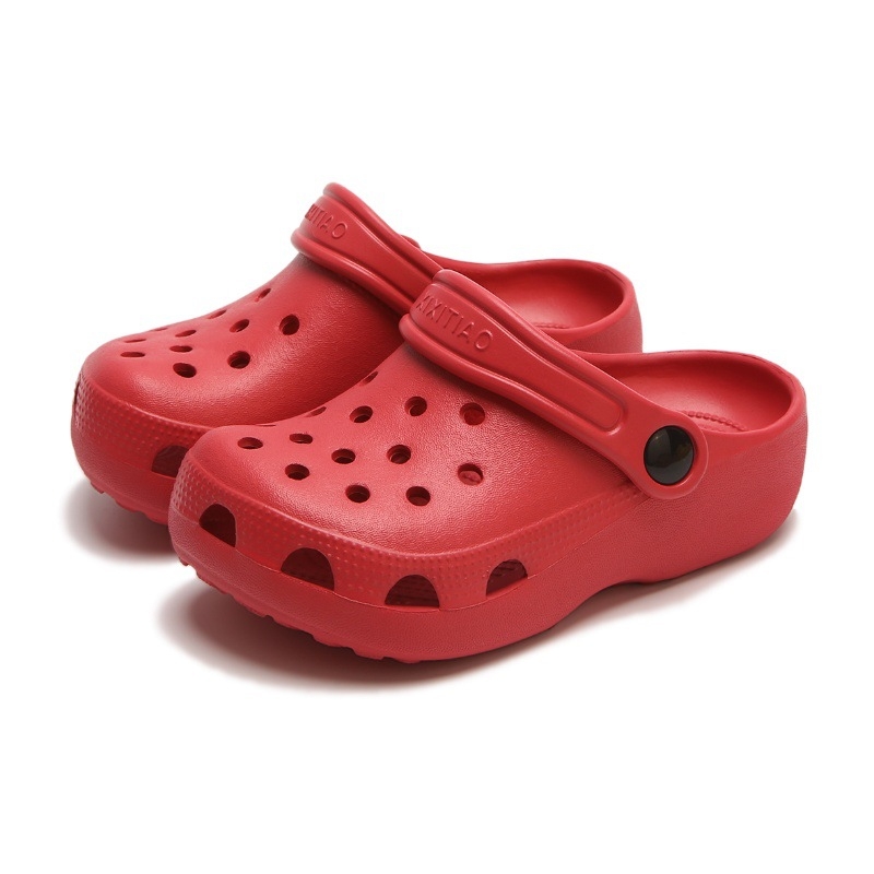Dječje sandale s zatvorenim prstom, ljeto, unisex, perforirane papuče s mekim potplatom
