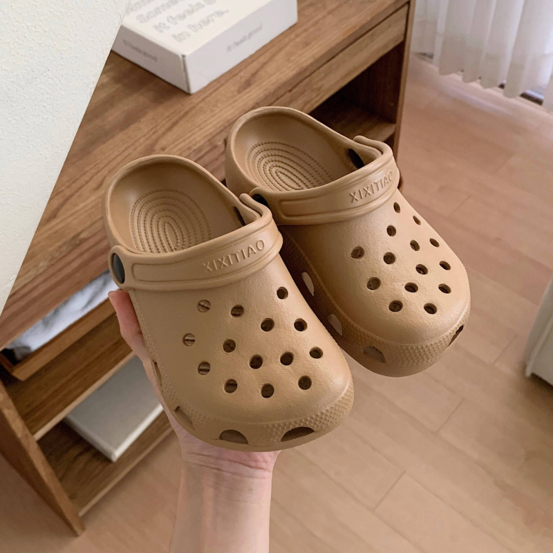 Dječje sandale s zatvorenim prstom, ljeto, unisex, perforirane papuče s mekim potplatom