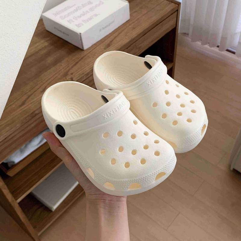 Dječje sandale s zatvorenim prstom, ljeto, unisex, perforirane papuče s mekim potplatom
