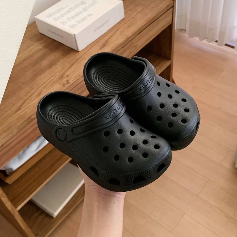 Dječje sandale s zatvorenim prstom, ljeto, unisex, perforirane papuče s mekim potplatom