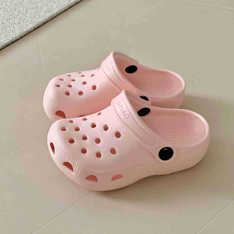 Dječje sandale s zatvorenim prstom, ljeto, unisex, perforirane papuče s mekim potplatom