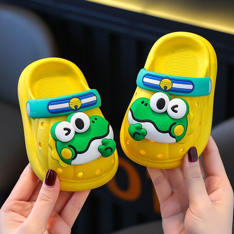 Kisgyerekek Crocs-stílus belső papucs, csúszásmentes puha talp, műanyag felsőrész, bélés nélkül, uniszex, 1–6 év közötti gyermekeknek