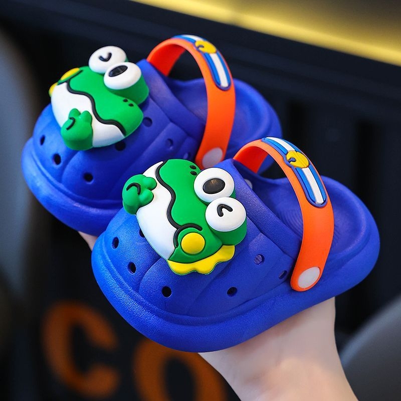 Kisgyerekek Crocs-stílus belső papucs, csúszásmentes puha talp, műanyag felsőrész, bélés nélkül, uniszex, 1–6 év közötti gyermekeknek