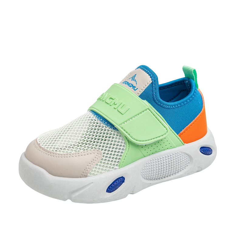 Unisex dječje Slip-On tenisice, lagana potplat, PU gornji dio, prozračni mrežasti gornji dio, ljeto 2025