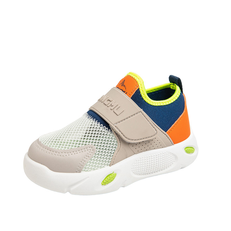 Unisex dječje Slip-On tenisice, lagana potplat, PU gornji dio, prozračni mrežasti gornji dio, ljeto 2025