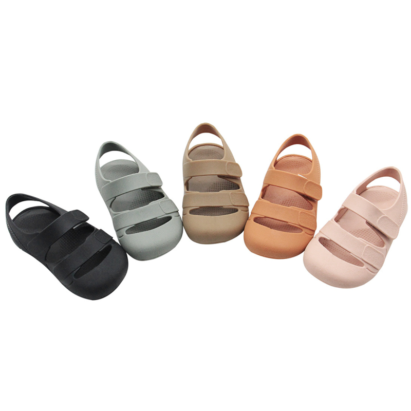 Unisex dječje plažne sandale s PVC gornjim dijelom, EVA đon, Velcro kopča, za dobnu skupinu 4–6 godina