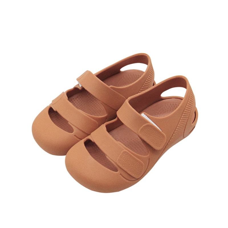 Unisex dječje plažne sandale s PVC gornjim dijelom, EVA đon, Velcro kopča, za dobnu skupinu 4–6 godina