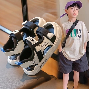 Dječje ljetne sportske sandale 2025 sa zatvorenim prstom, mekom potplatom i Velcro kopčom – sandale za plažu