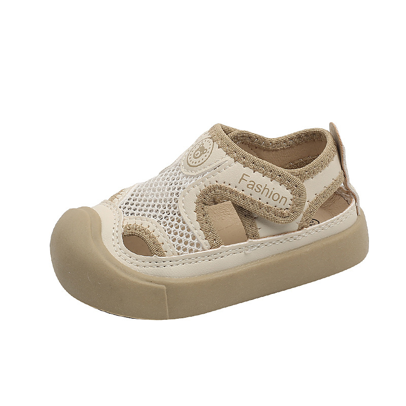 Dječji ljetni sandali unisex, mrežasti gornji dio, mekana podloga, Velcro zatvarač, protuklizna podloga