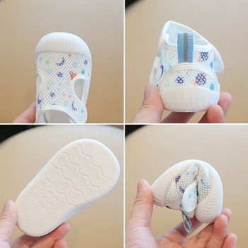Dječje prozračne mrežaste sandale, unisex, VELCRO zatvarač, cartoon uzorak, za dobnu skupinu 12–36 mjeseci