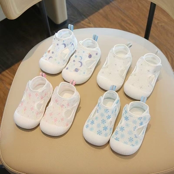 Dječje prozračne mrežaste sandale, unisex, VELCRO zatvarač, cartoon uzorak, za dobnu skupinu 12–36 mjeseci
