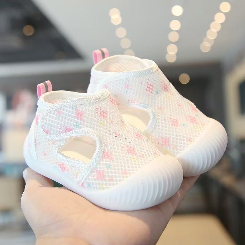 Dječje prozračne mrežaste sandale, unisex, VELCRO zatvarač, cartoon uzorak, za dobnu skupinu 12–36 mjeseci