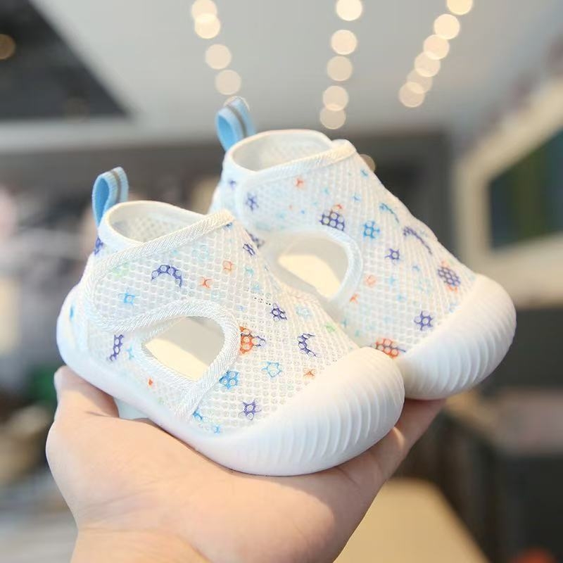 Dječje prozračne mrežaste sandale, unisex, VELCRO zatvarač, cartoon uzorak, za dobnu skupinu 12–36 mjeseci
