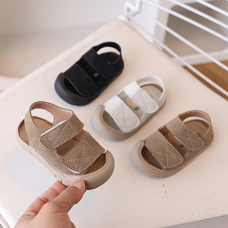 Dječje sandale s zatvorenim prstom i mekanom potplatom, za uzrast 6–36 mjeseci, s Velcro kopčom, ljetna obuća
