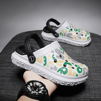 Sandale de plajă EVA pentru băieți, talpă moale antiderapantă, rezistente la uzură, pentru 7–12 ani, fără căptușeală