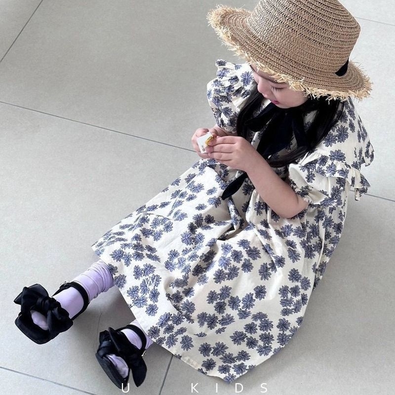 Sandale fete satinate cu fundă, Velcro - vârf drept, partea superioară din material textil, talpă din cauciuc, pentru 4-6 ani