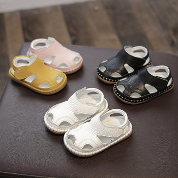 Sandale din piele pentru bebeluși | respirabile, închidere Velcro, talpă moale, antiderapante | pentru 1–3 ani