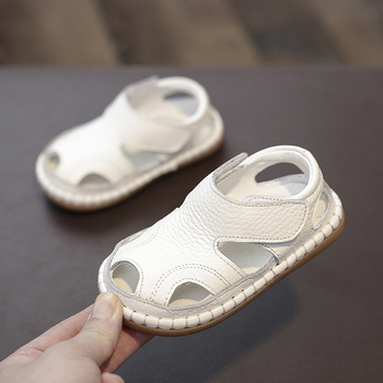 Sandale din piele pentru bebeluși | respirabile, închidere Velcro, talpă moale, antiderapante | pentru 1–3 ani