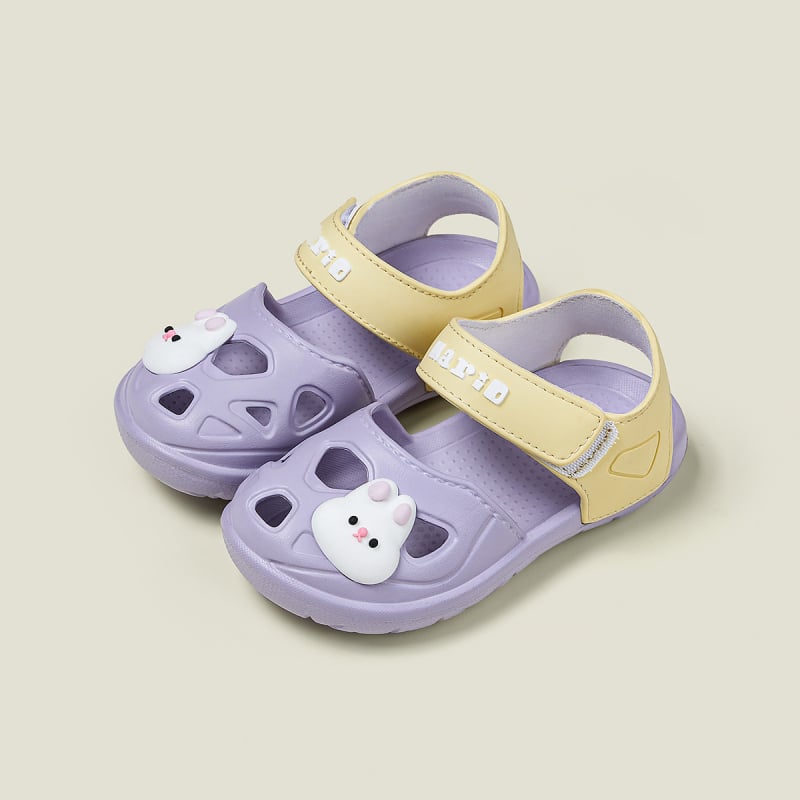 Sandale de plajă pentru copii - EVA partea superioară și talpă, Unisex, Model Cartoon, Vârste 1–12, Vară