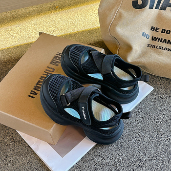 Sandale sportive pentru copii, unisex, din piele sintetică pe partea superioară, 1–12 ani, vară 2024