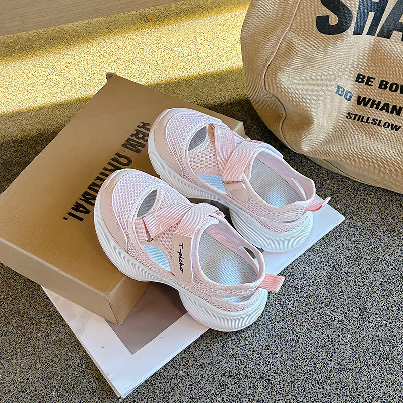 Sandale sportive pentru copii, unisex, din piele sintetică pe partea superioară, 1–12 ani, vară 2024