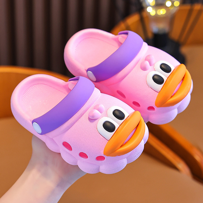 Dječje papuče za plažu, cartoon uzorak, PVC gornji dio i đon, kopčom zatvaranje, uzrasti 1–6 godina