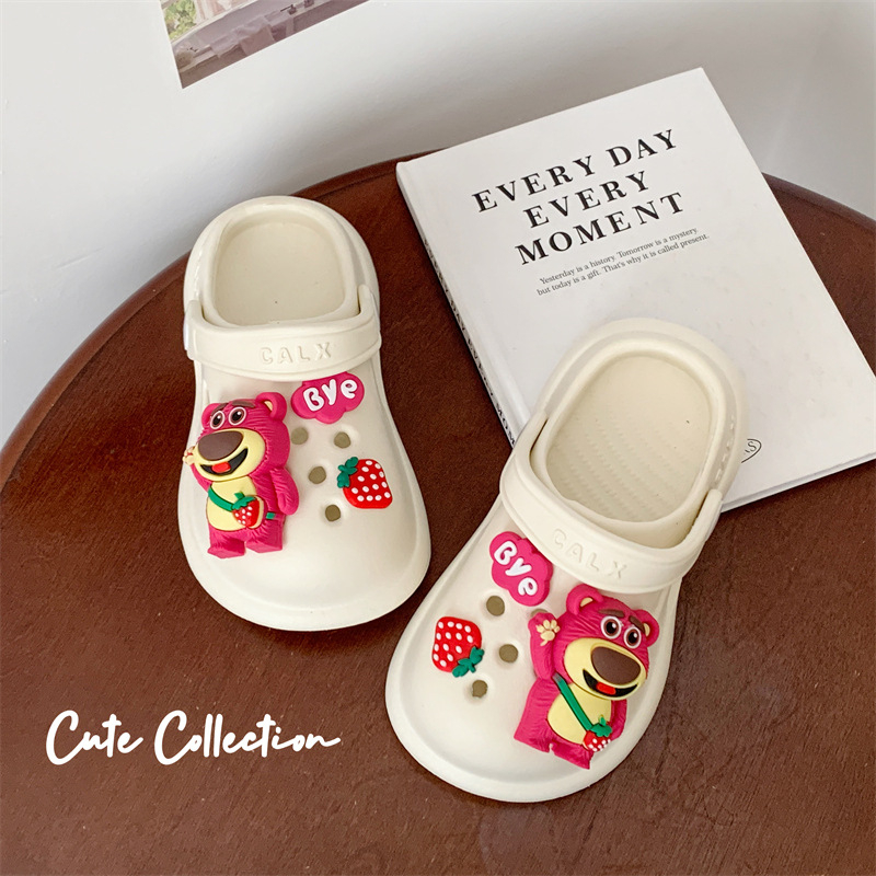 Dječje plažne cipele - EVA gornji dio, bez podstave, uzrast 1–12 godina, crtani stil, proljeće 2024