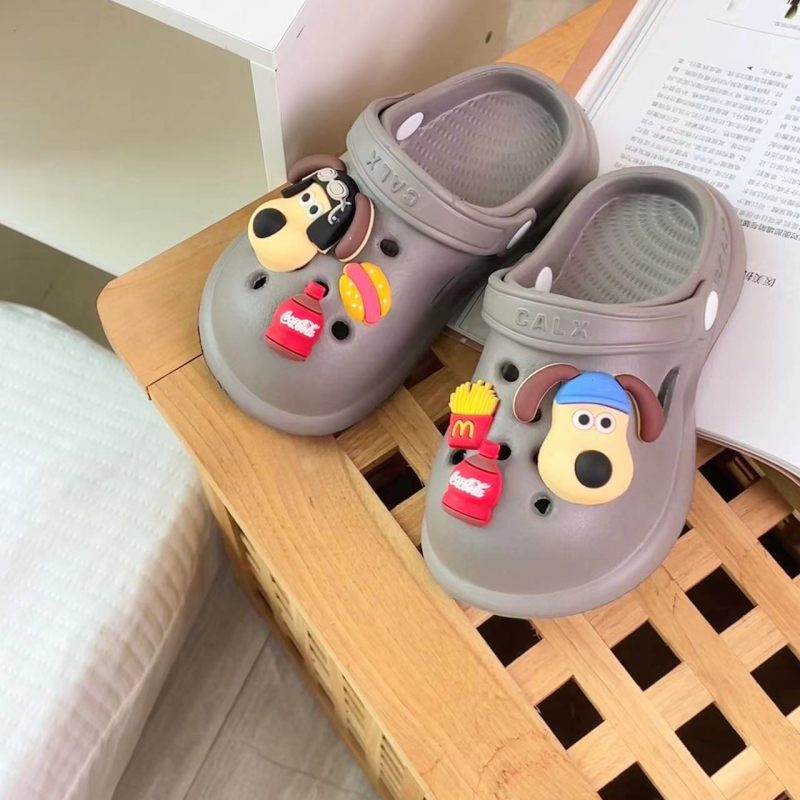 Dječje plažne cipele - EVA gornji dio, bez podstave, uzrast 1–12 godina, crtani stil, proljeće 2024