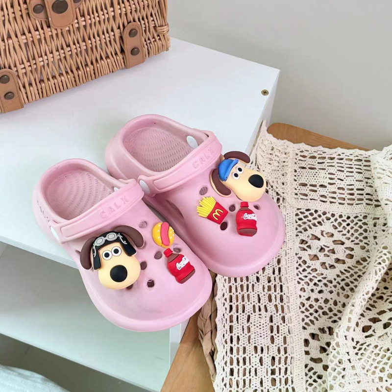 Dječje plažne cipele - EVA gornji dio, bez podstave, uzrast 1–12 godina, crtani stil, proljeće 2024