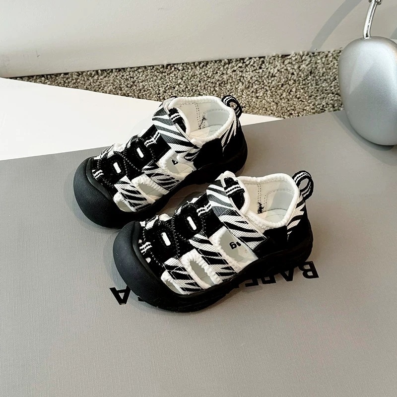 Unisex dječje sportske sandale s kamuflažnim uzorkom, koža od mikrovlakana, Velcro kopčanje, EVA đon, uzrast 4–12 godina