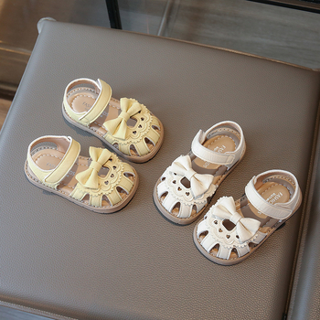 Dječje sandale princeze, korejskog stila, gornji dio od umjetne kože, mekana potplata, za uzrast od 1 do 6 godina