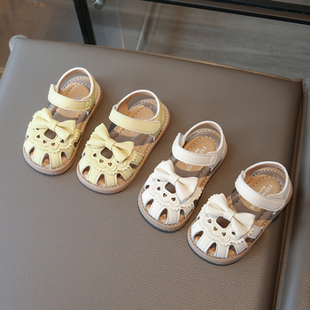 Dječje sandale princeze, korejskog stila, gornji dio od umjetne kože, mekana potplata, za uzrast od 1 do 6 godina