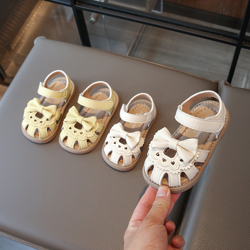 Dječje sandale princeze, korejskog stila, gornji dio od umjetne kože, mekana potplata, za uzrast od 1 do 6 godina